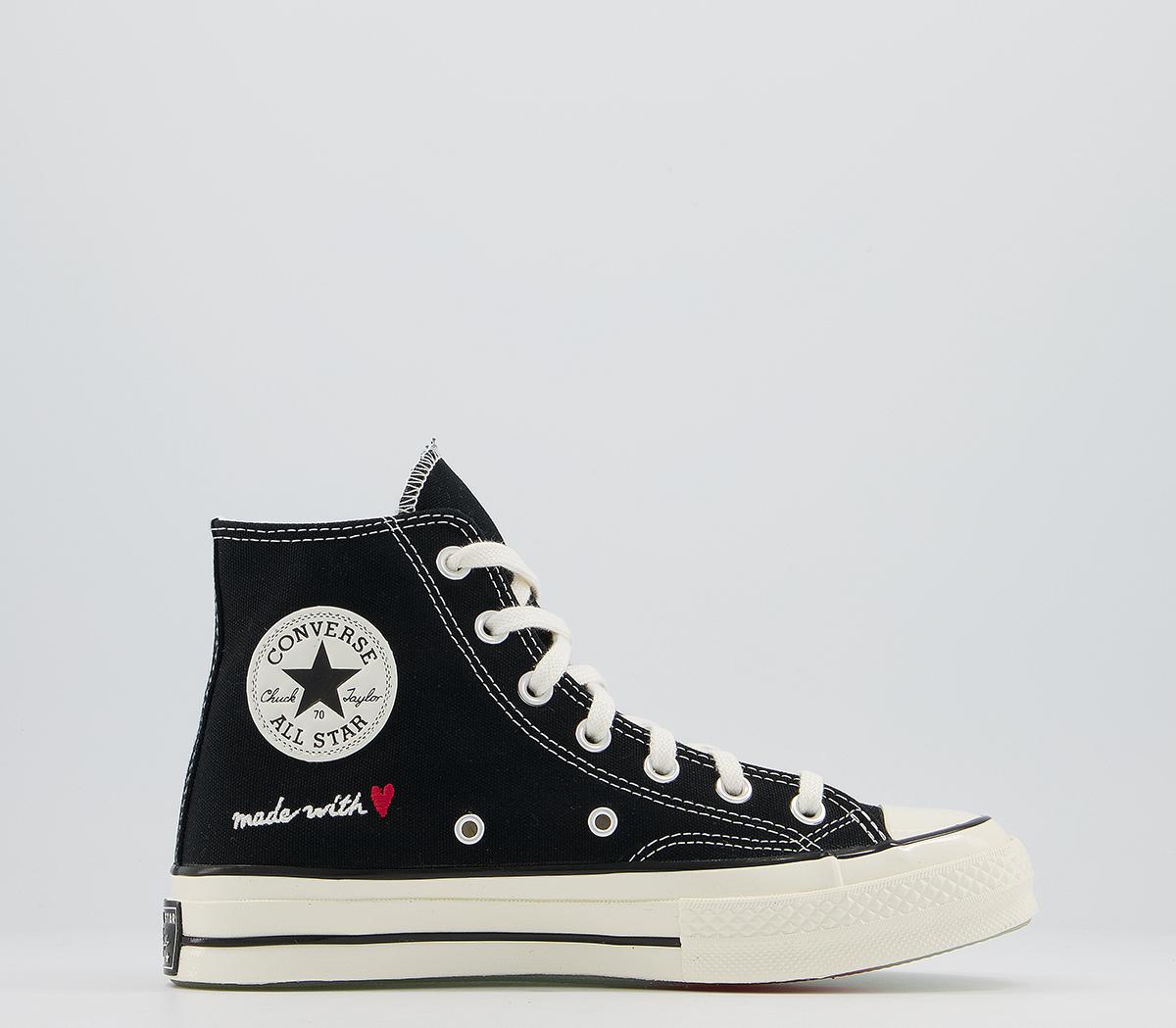 Converse all star store hi 70's black egret