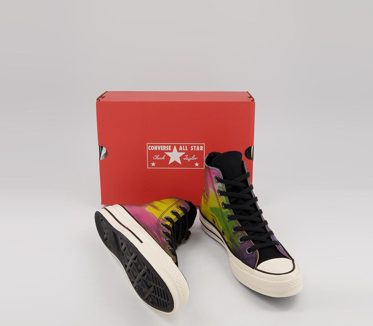 converse all star hi trainers black white lenticular exclusive