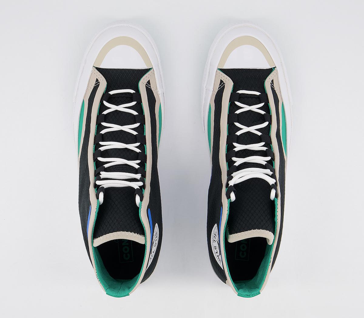 Converse All Star Hi 70s Trainers Converse All Star Hi 70s Trainers Black String Digital Blue Gl