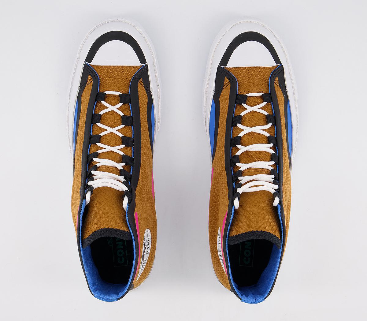 Converse All Star Hi 70s Trainers Converse All Star Hi 70s Trainers Dark Soba Black Hyper Pink