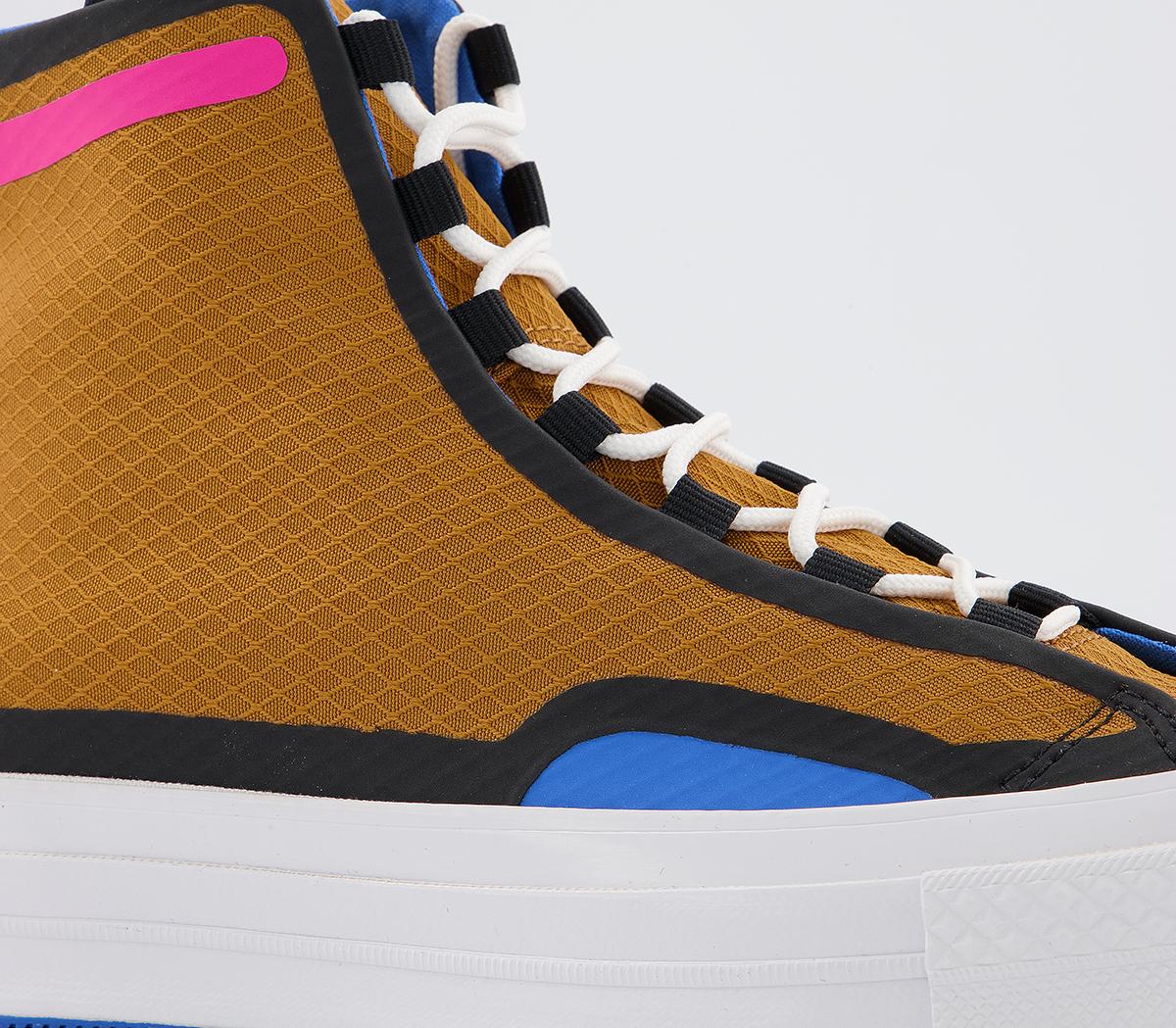Converse All Star Hi 70s Trainers Converse All Star Hi 70s Trainers Dark Soba Black Hyper Pink