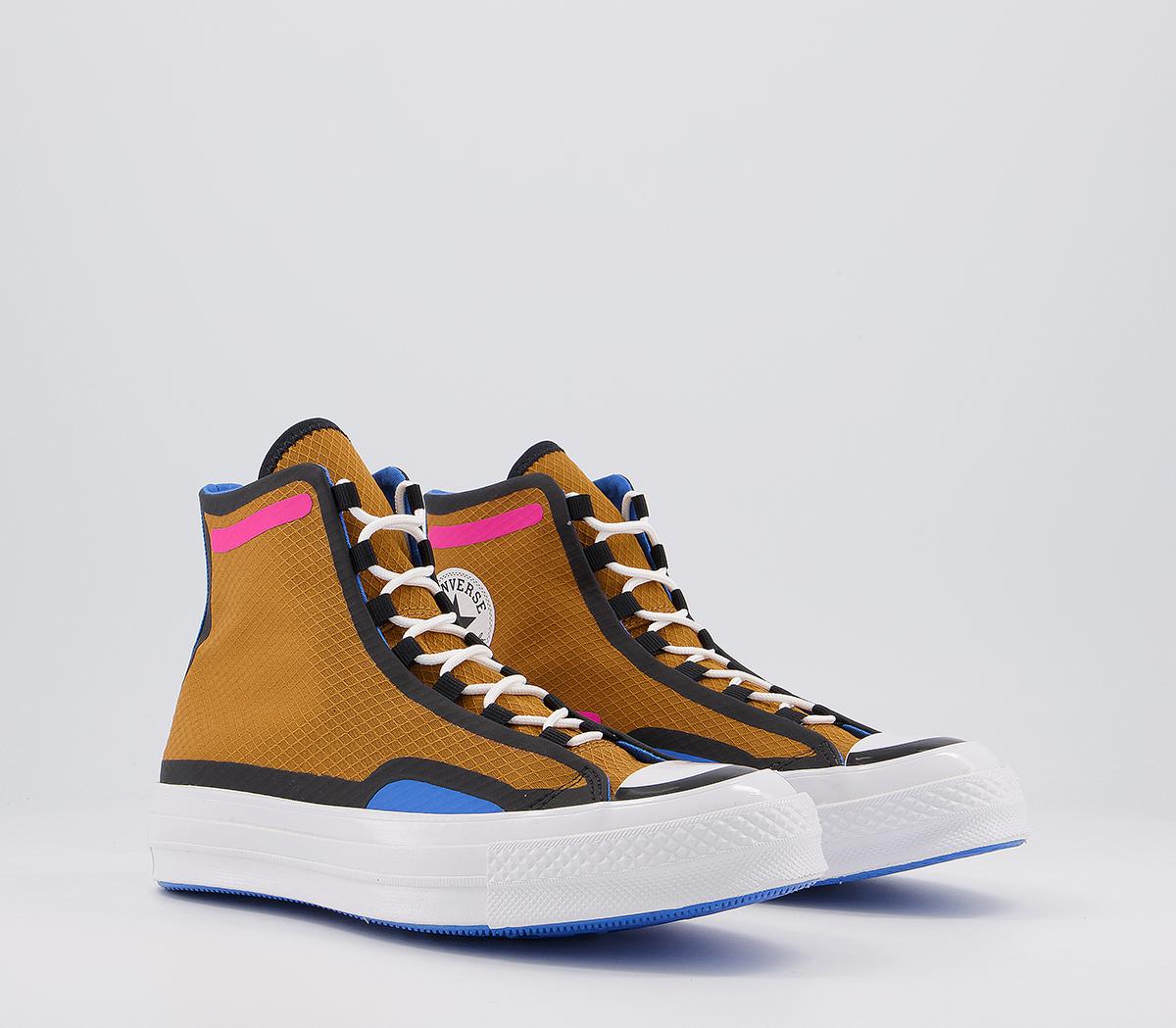 Converse All Star Hi 70s Trainers Converse All Star Hi 70s Trainers Dark Soba Black Hyper Pink