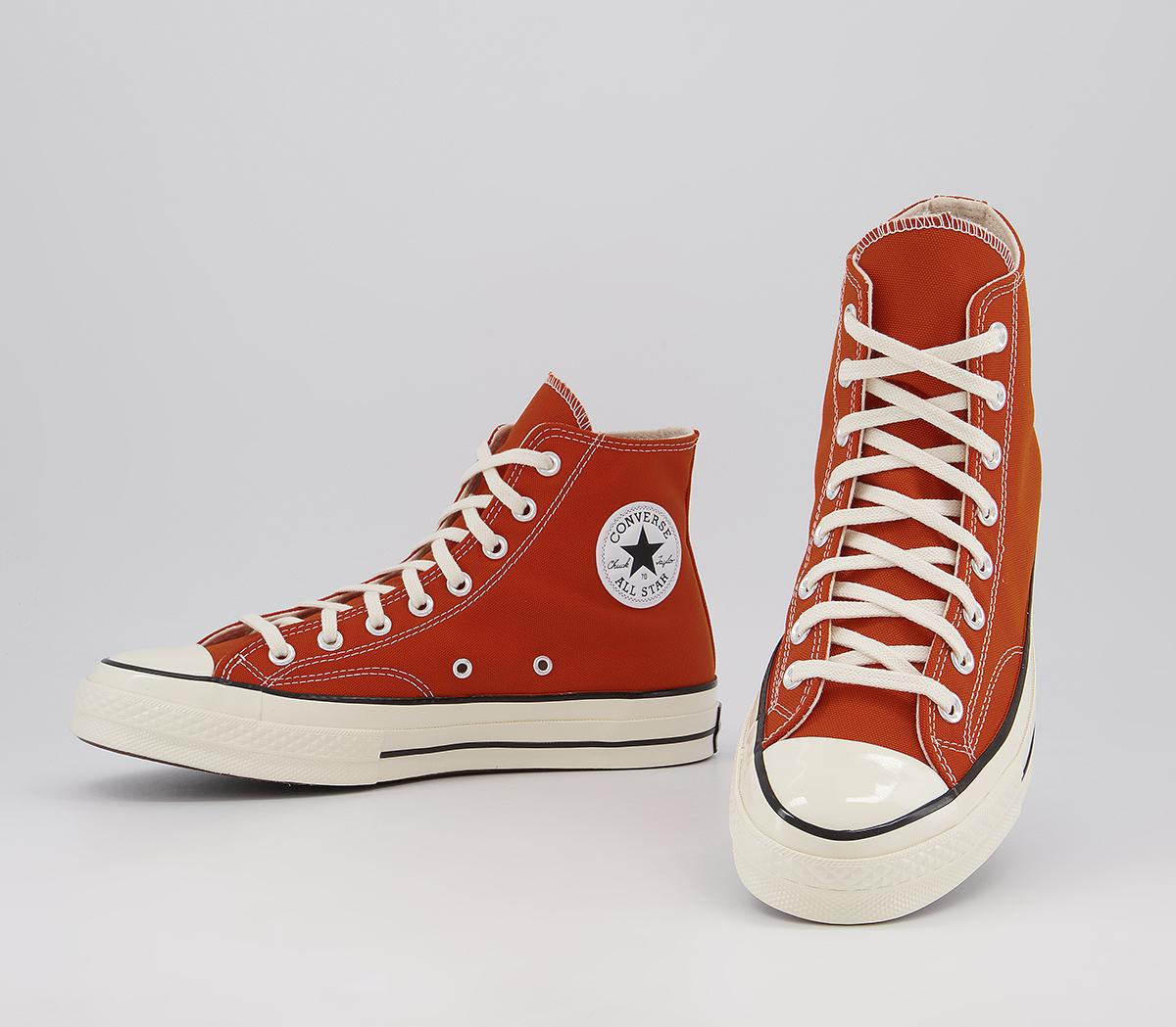 Converse All Star Hi 70s Trainers Converse All Star Hi 70s Trainers Fire Pit Egret Black