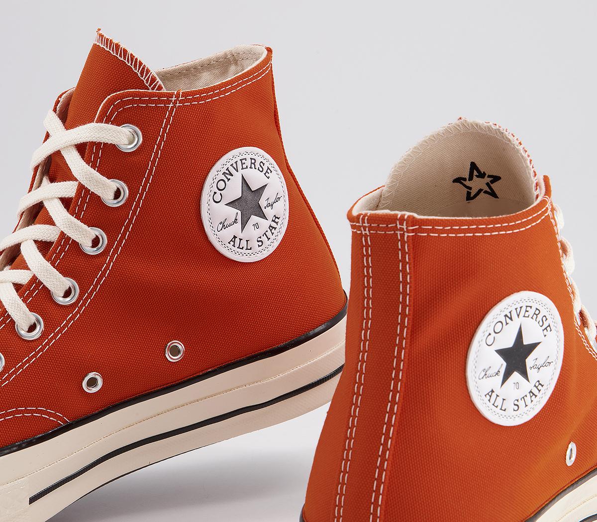 Converse All Star Hi 70s Trainers Converse All Star Hi 70s Trainers Fire Pit Egret Black