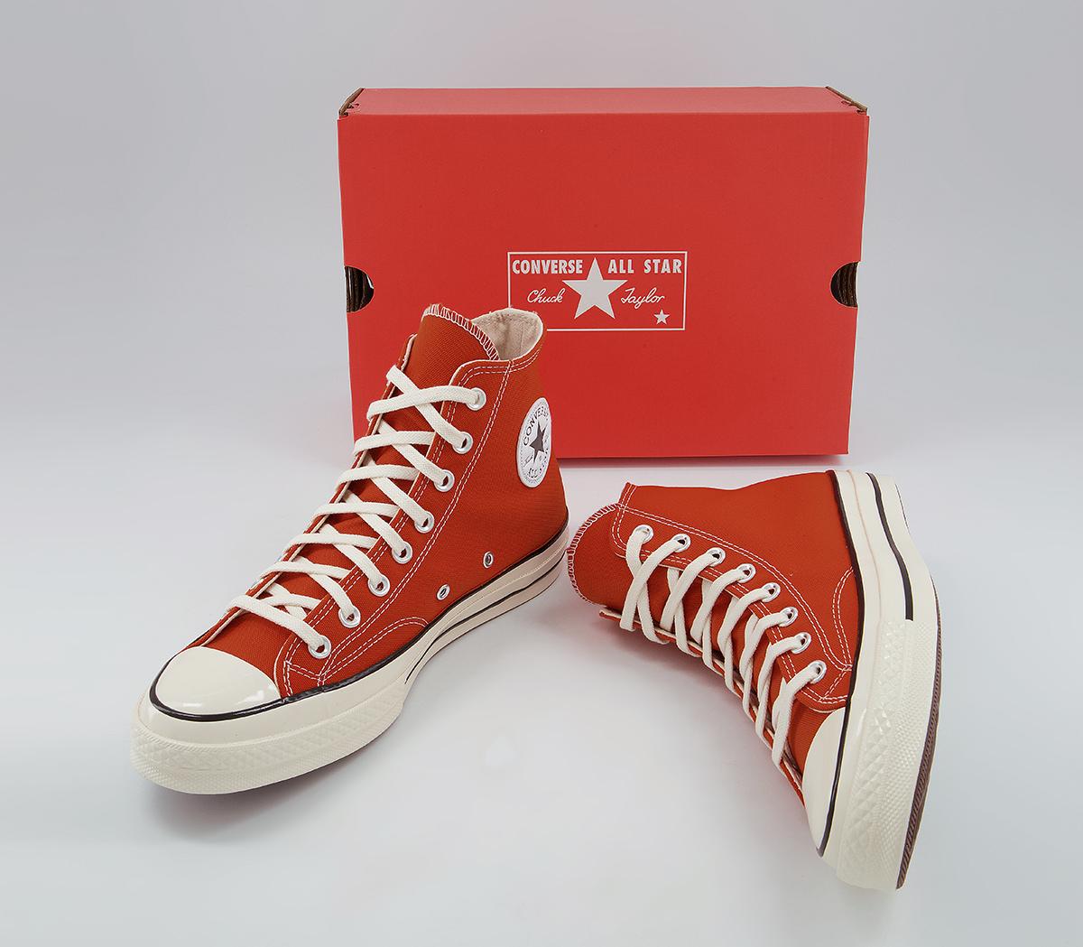 Converse All Star Hi 70s Trainers Converse All Star Hi 70s Trainers Fire Pit Egret Black