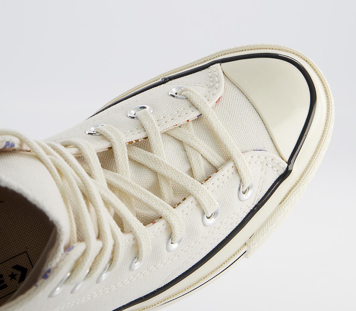 Converse All Star Hi 70s Trainers Converse All Star Hi 70s Trainers Egret Black Embroidery Mystic World