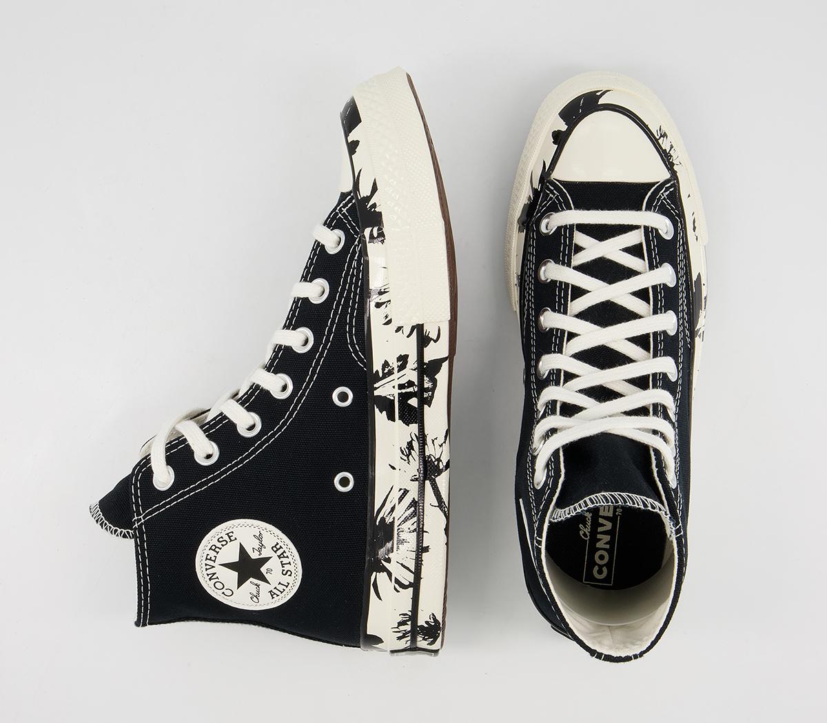 Converse All Star Hi 70s Trainers Converse All Star Hi 70s Trainers Black Egret Egret Floral