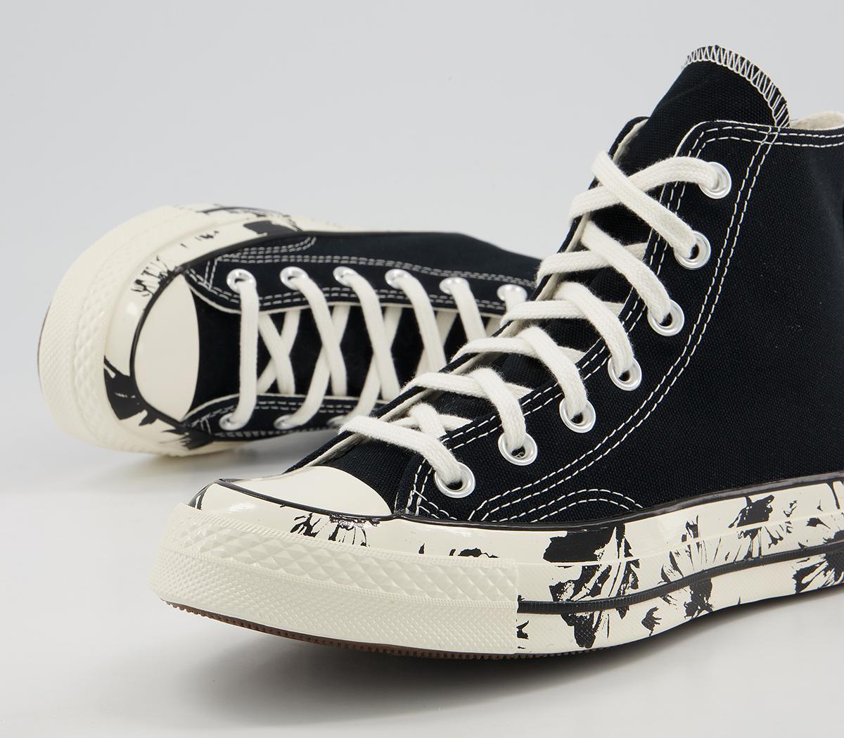 Converse All Star Hi 70s Trainers Converse All Star Hi 70s Trainers Black Egret Egret Floral