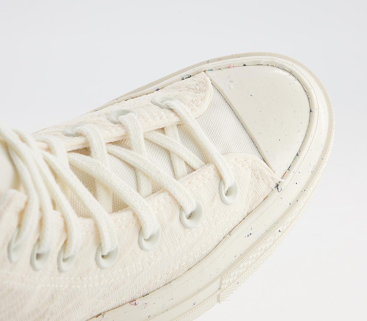Converse All Star Hi 70s Trainers Converse All Star Hi 70s Trainers Hybrid Texture Egret Egret Egret
