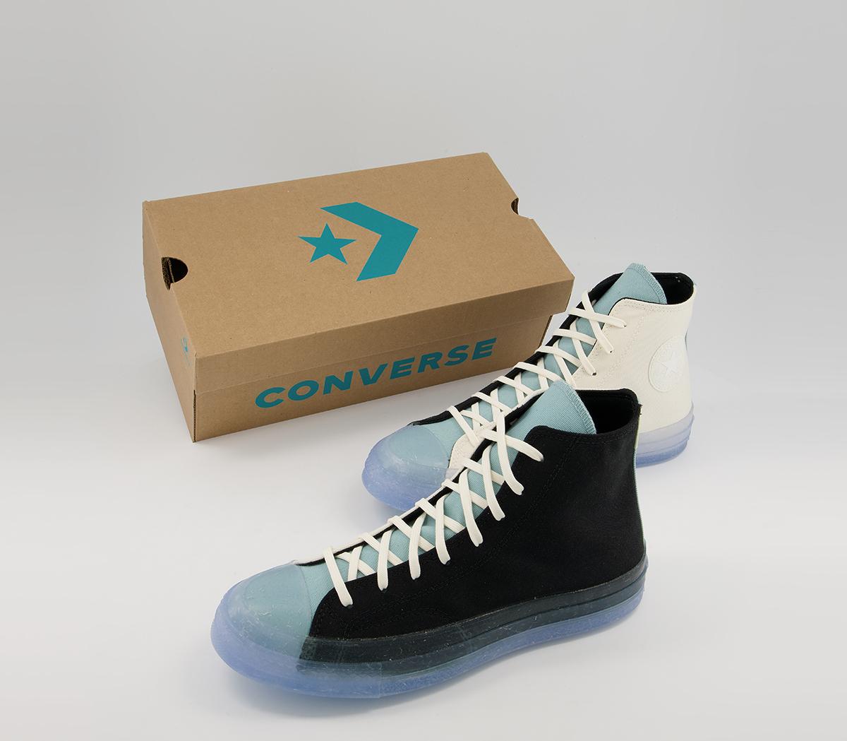 Converse All Star Hi 70s Trainers Converse All Star Hi 70s Trainers Renew Egret Black Forest