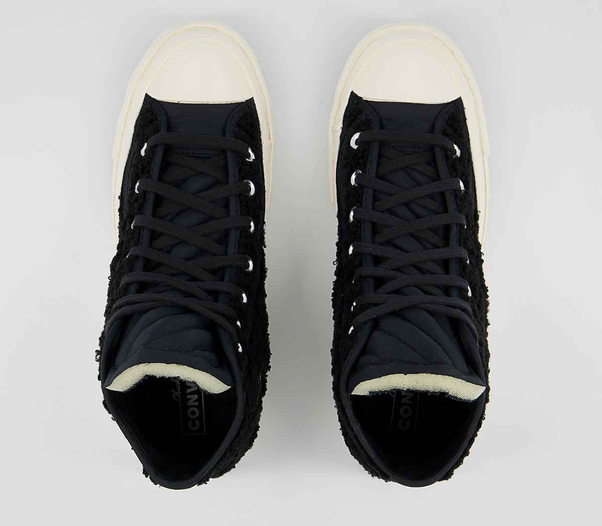 Converse All Star Hi 70s Trainers Converse All Star Hi 70s Trainers Sherpa Black Black Egret