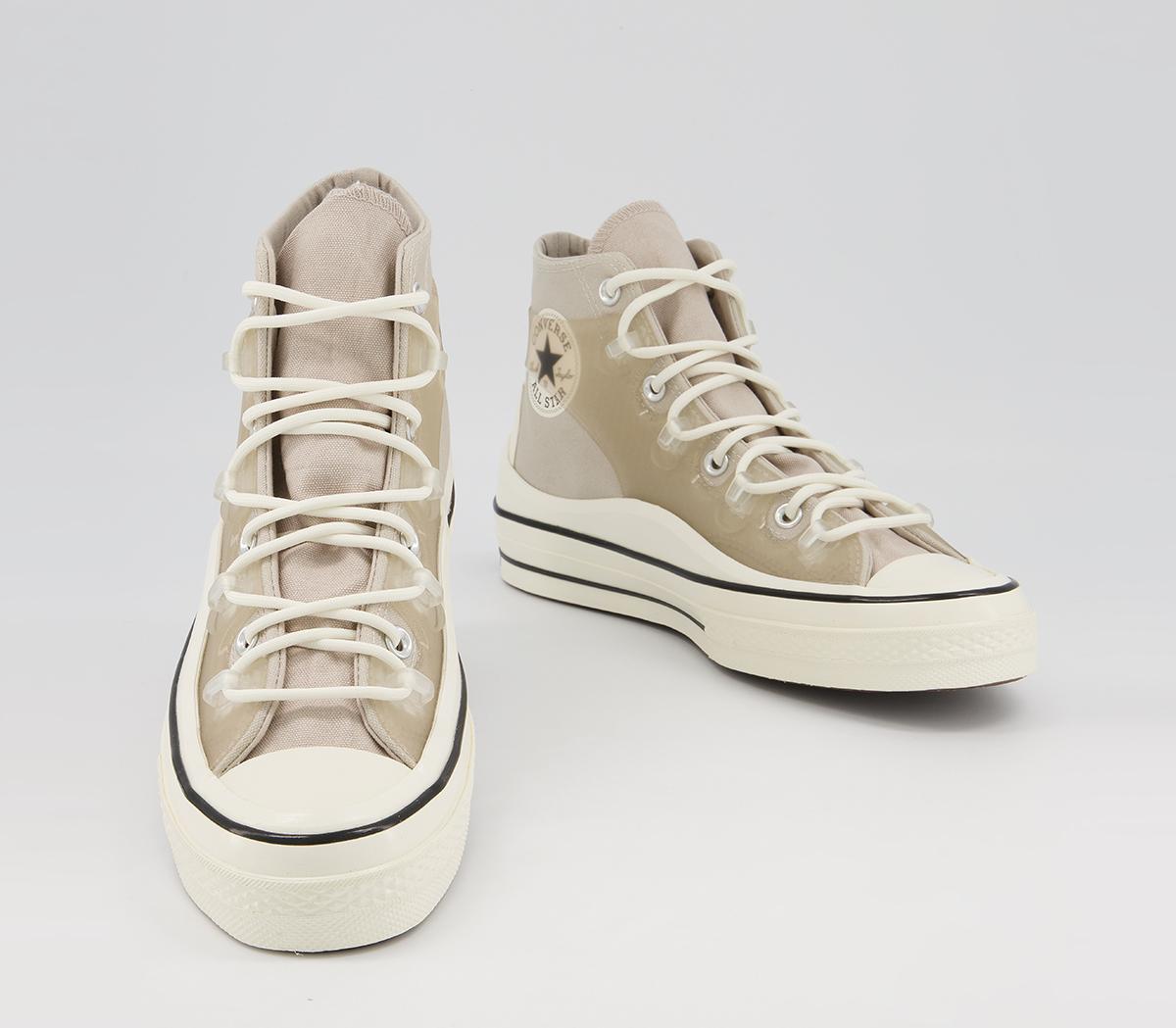 Converse All Star Hi 70s Trainers Converse All Star Hi 70s Trainers Utility String Egret Black