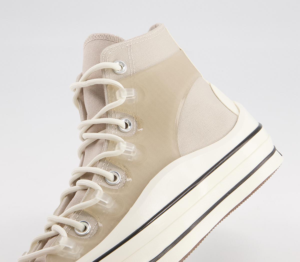 Converse All Star Hi 70s Trainers Converse All Star Hi 70s Trainers Utility String Egret Black