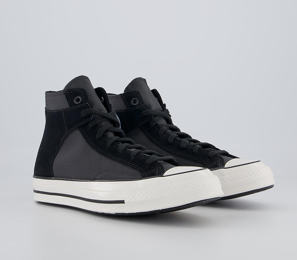 Converse All Star Hi 70s Trainers Converse All Star Hi 70s Trainers Storm Wind Black Vintage White