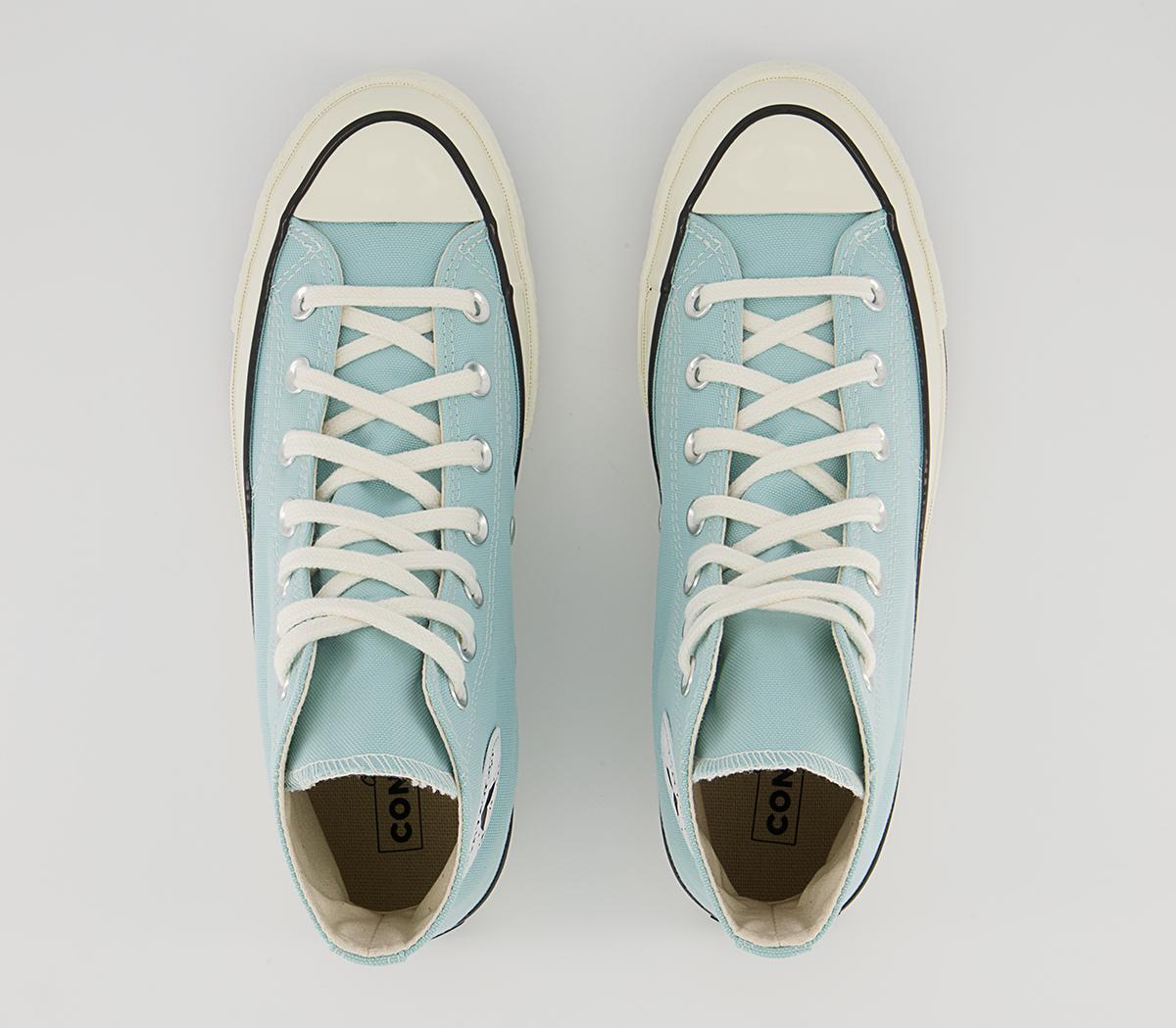 Converse All Star Hi 70s Platform Trainers Converse All Star Hi 70s Platform Trainers Soft Juniper Egret Black