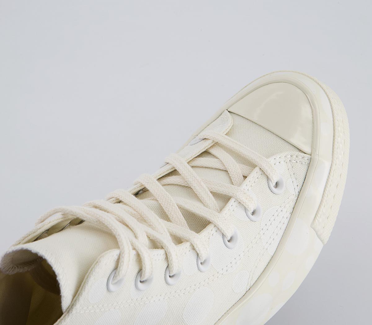 Converse All Star Hi 70s Trainers Converse All Star Hi 70s Trainers Egret Polka Dot