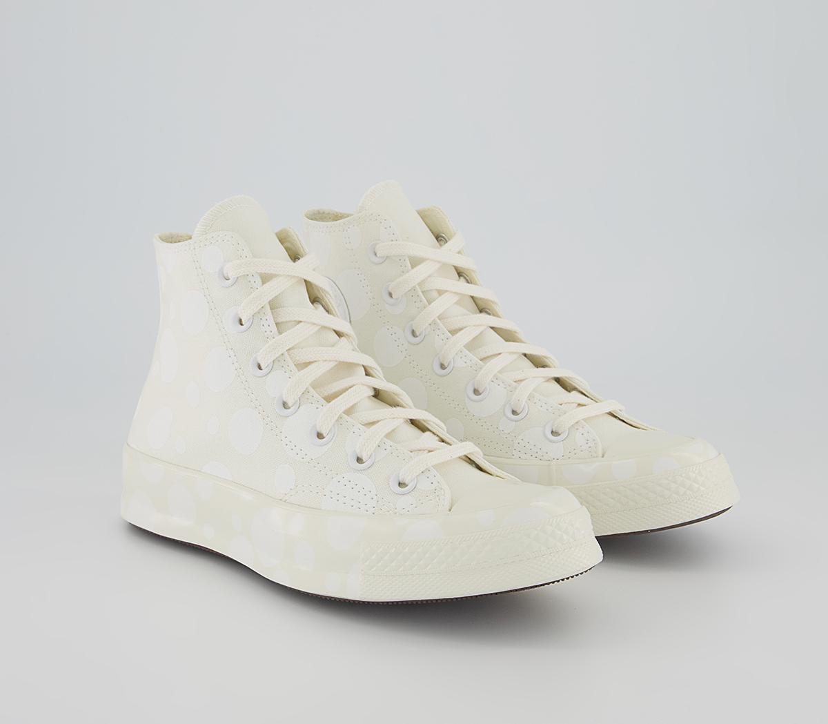 Converse All Star Hi 70s Trainers Converse All Star Hi 70s Trainers Egret Polka Dot