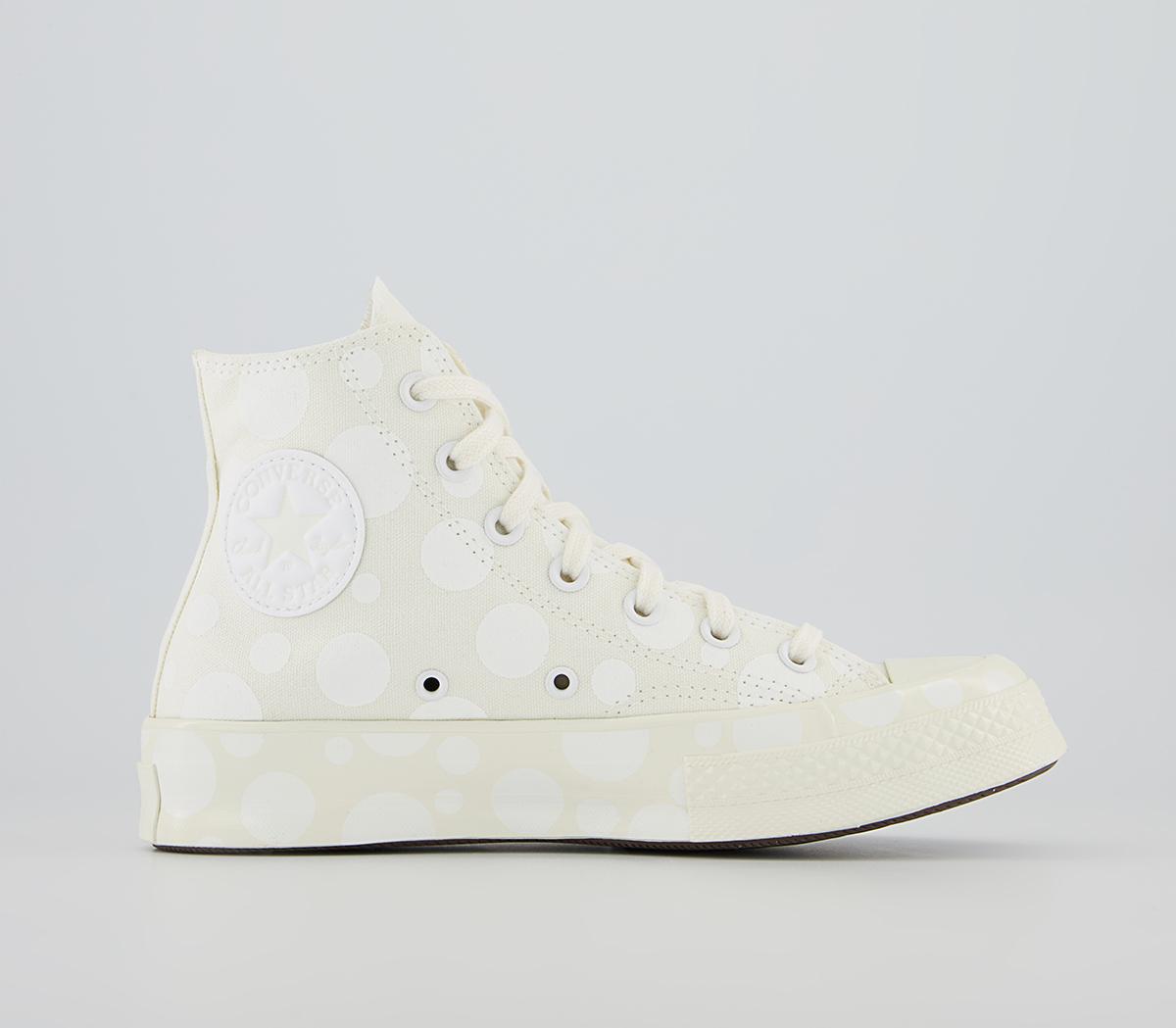 Converse All Star Hi 70s Trainers Converse All Star Hi 70s Trainers Egret Polka Dot