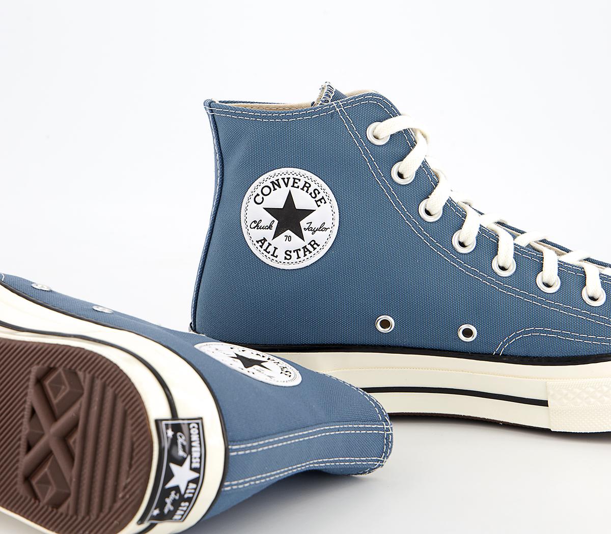 Converse All Star Hi 70s Trainers Converse All Star Hi 70s Trainers Deep Waters Egret Black