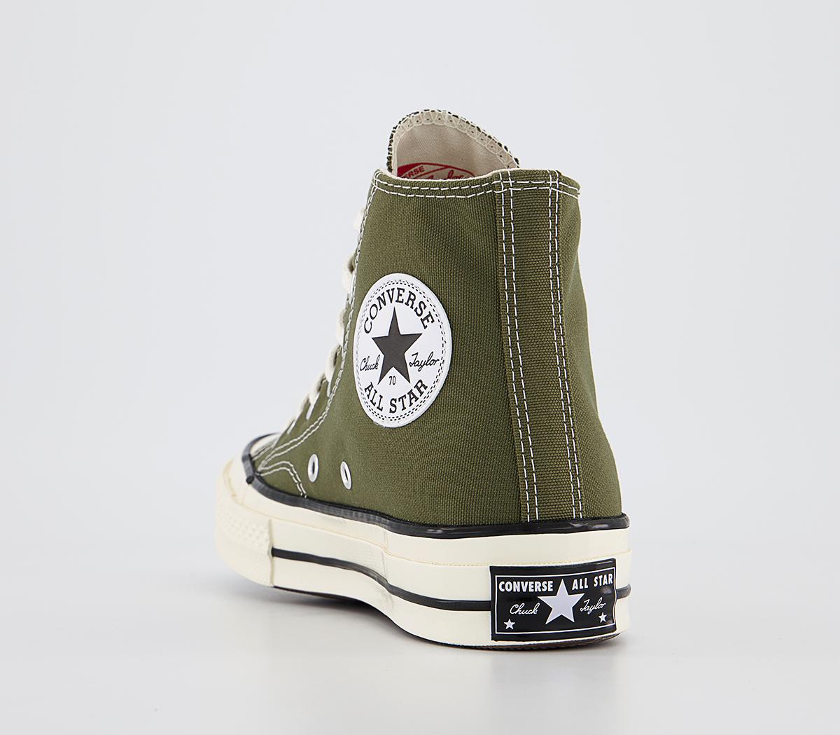 Converse All Star Hi 70s Trainers Converse All Star Hi 70s Trainers Utility Egret Black