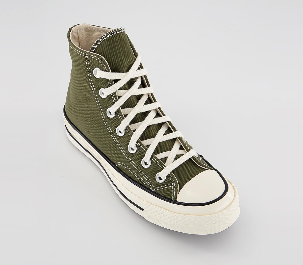 Converse All Star Hi 70s Trainers Converse All Star Hi 70s Trainers Utility Egret Black