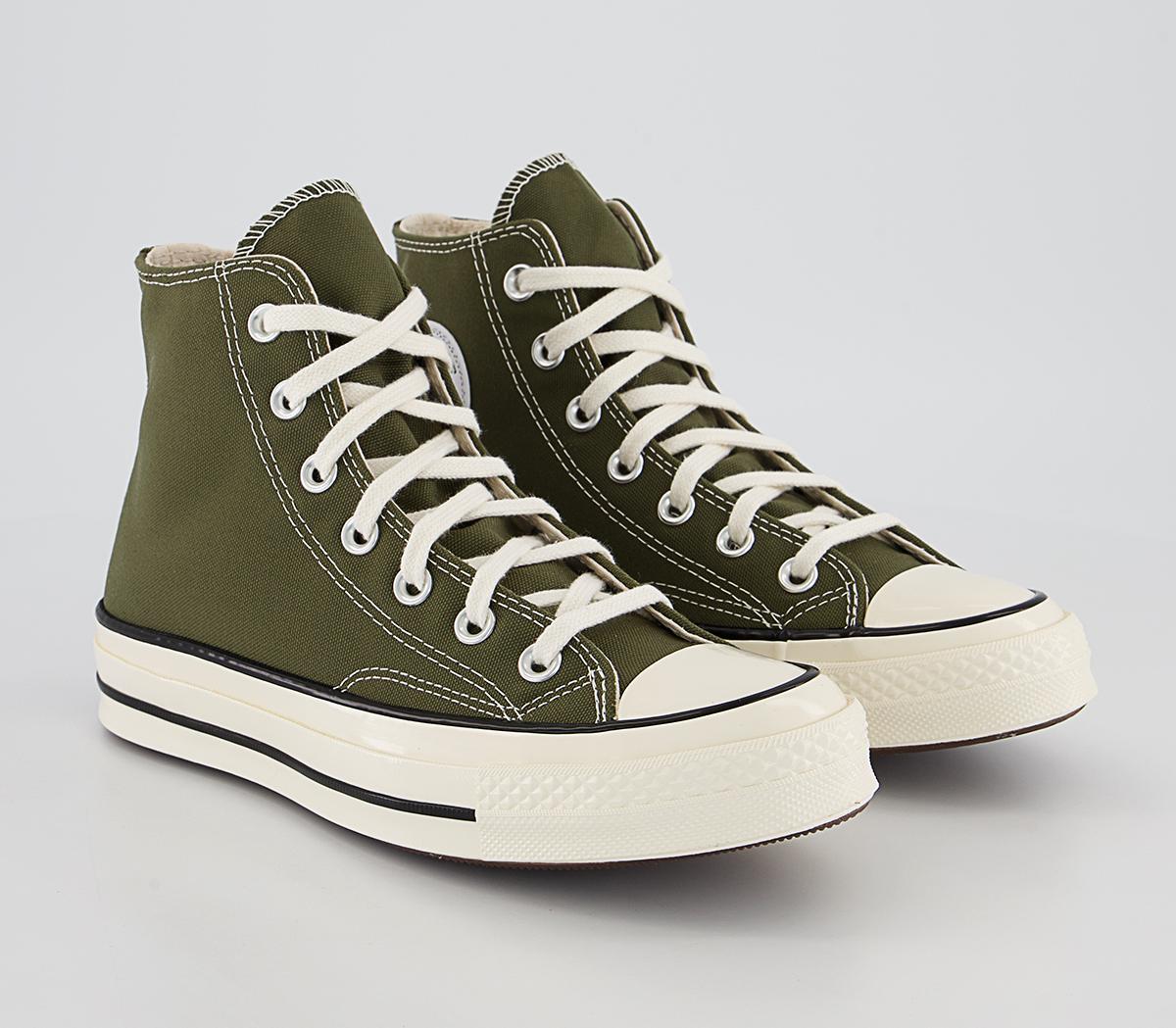Converse All Star Hi 70s Trainers Converse All Star Hi 70s Trainers Utility Egret Black