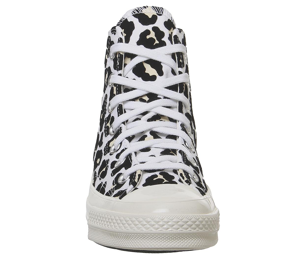 Converse All Star Hi 70s Trainers Converse All Star Hi 70s Trainers White Black Desert Ore Leopard