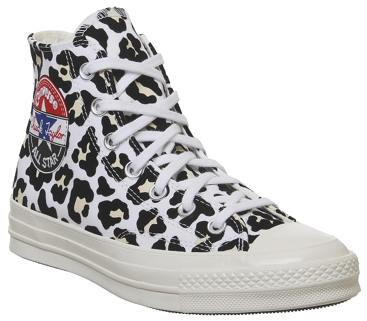 converse white leather chuck taylor all star lift high sneakers