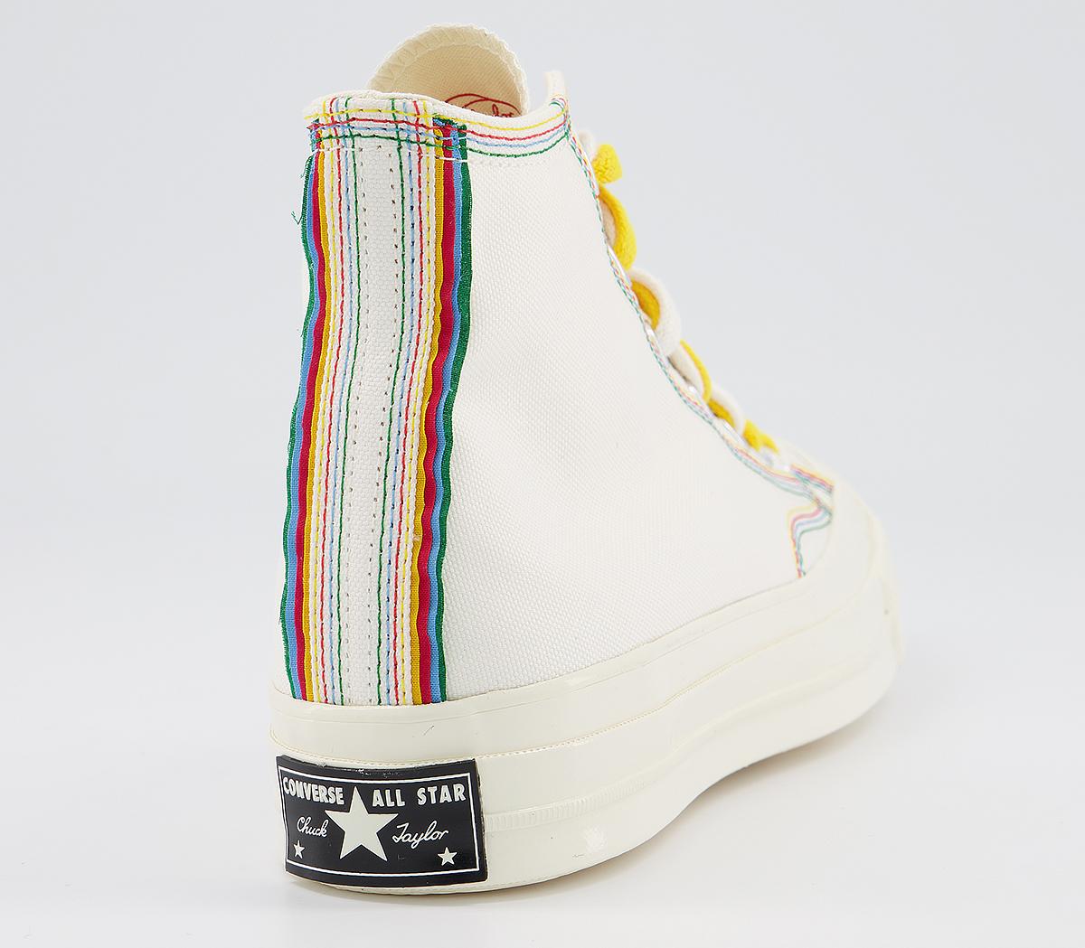 Converse All Star Hi 70 S Trainers Egret Multi White Layers Exclusive ...
