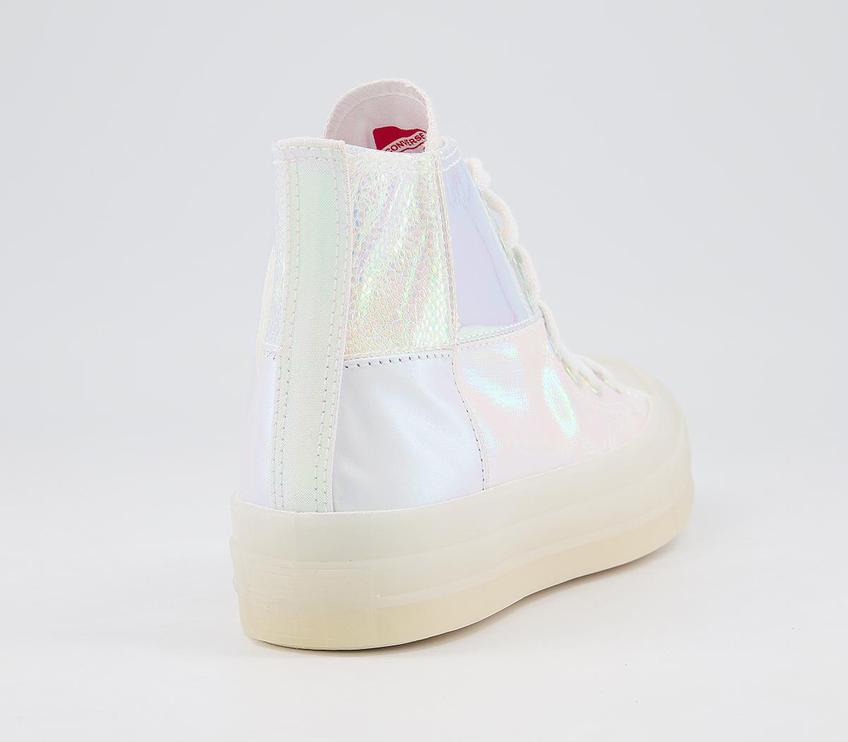 Converse All Star Hi 70s Trainers Converse All Star Hi 70s Trainers White Iridescent White Exclusive