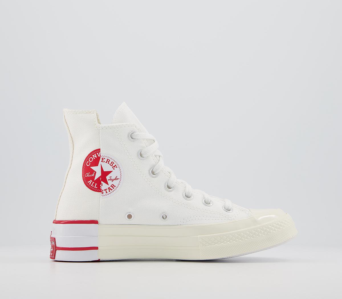 converse all star hi 70s trainers white