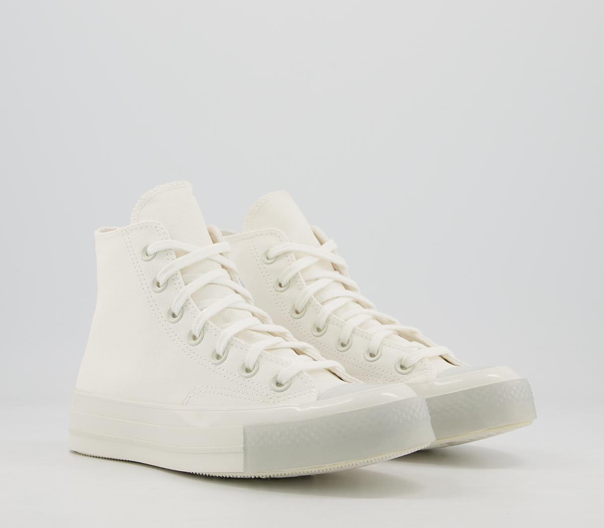 Converse All Star Hi 70s Trainers Vintage White Blue Tint Ice - Unisex ...