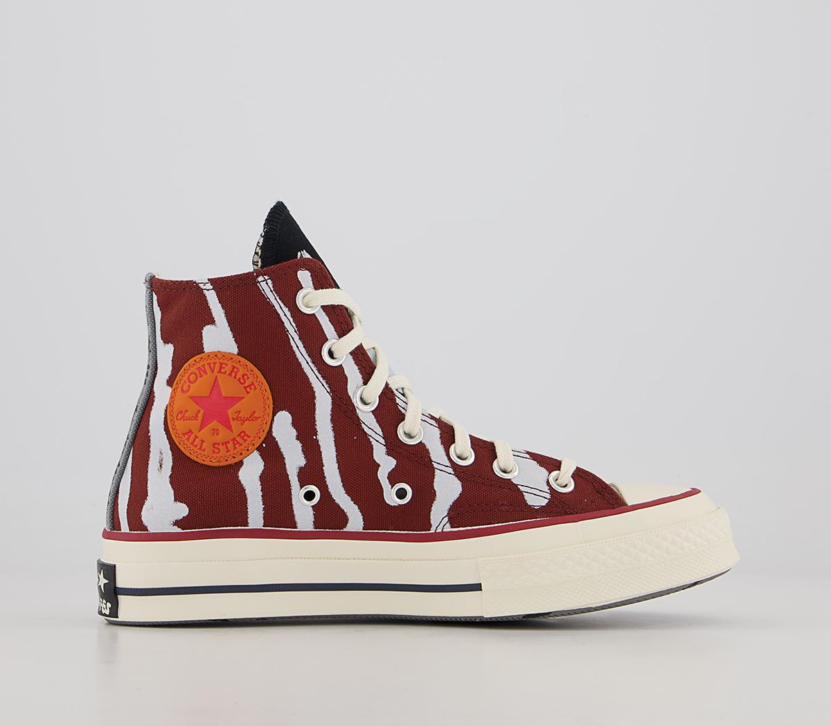 ConverseAll Star Hi 70s Trainers ConverseAll Star Hi 70s TrainersCome Tees White Multi Egret