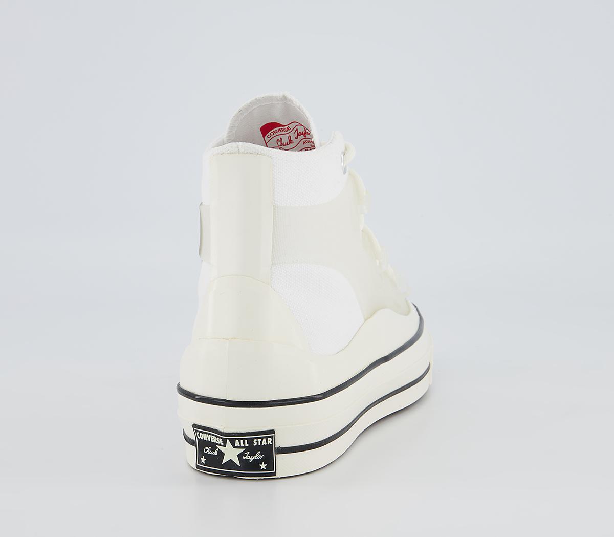 Converse All Star Hi 70s Trainers Converse All Star Hi 70s Trainers Utility White Translucent Caged