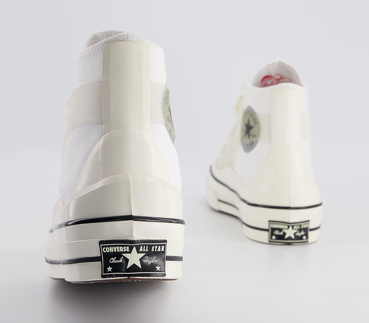 Converse All Star Hi 70s Trainers Converse All Star Hi 70s Trainers Utility White Translucent Caged