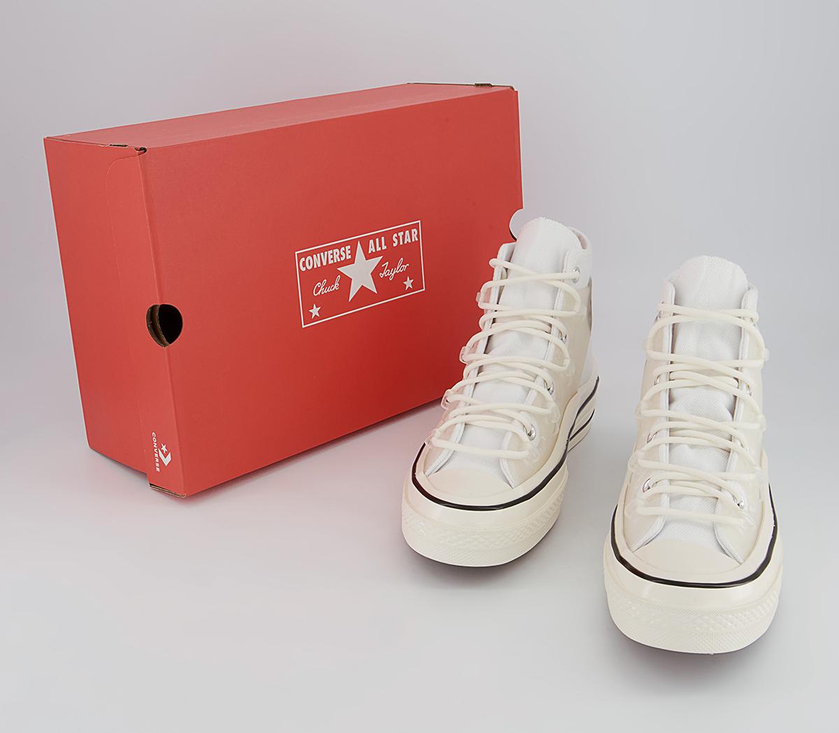 Converse All Star Hi 70s Trainers Converse All Star Hi 70s Trainers Utility White Translucent Caged