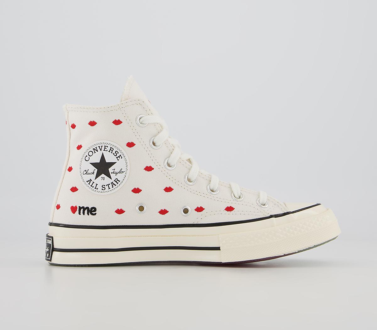 ConverseAll Star Hi 70s TrainersVintage White University Red