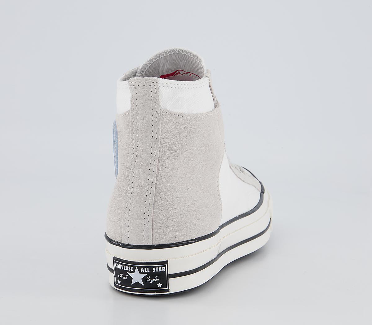 Converse All Star Hi 70s Trainers Converse All Star Hi 70s Trainers White Mouse Black