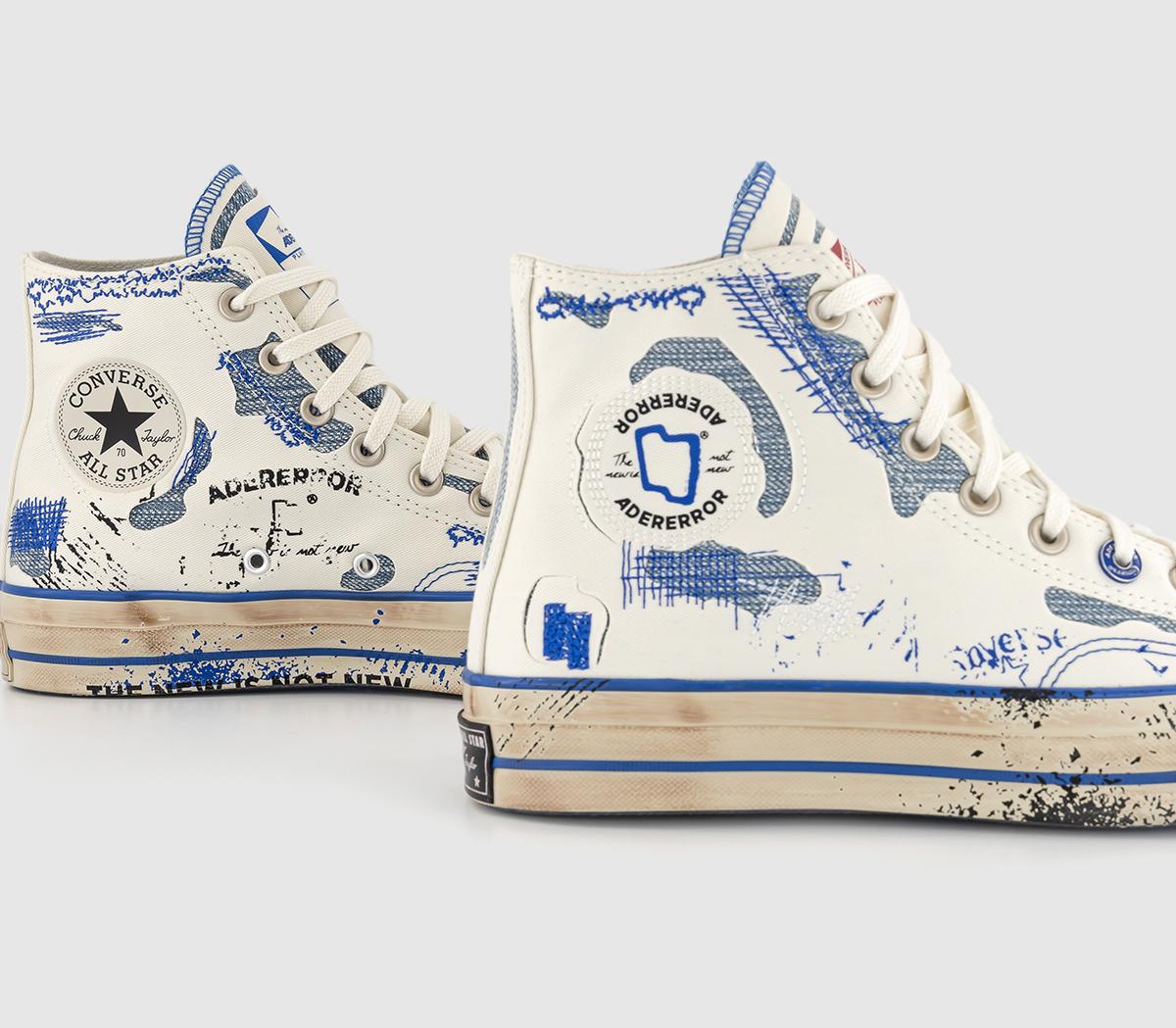 ConverseAll Star Hi 70S Trainers Ader White Imperial Blue