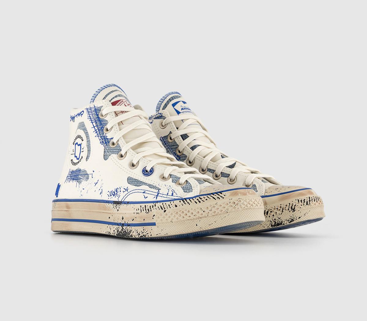 ConverseAll Star Hi 70S Trainers Ader White Imperial Blue