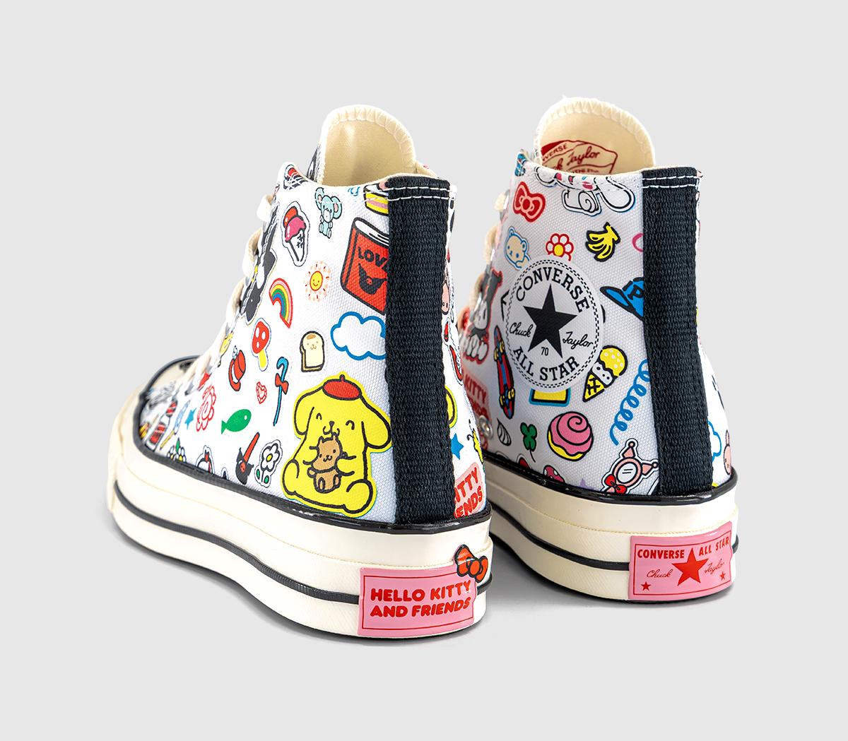 ConverseConverse x Hello Kitty All Star Hi 70s TrainersHello Kitty  White Pink Green