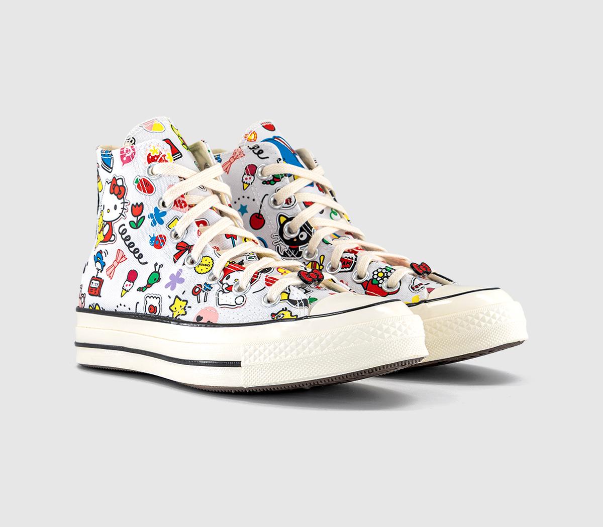 ConverseConverse x Hello Kitty All Star Hi 70s TrainersHello Kitty  White Pink Green