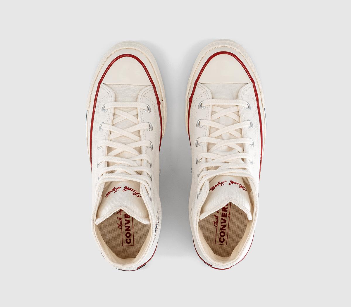 ConverseAll Star Hi 70 TrainersHeart Vintage White Egret