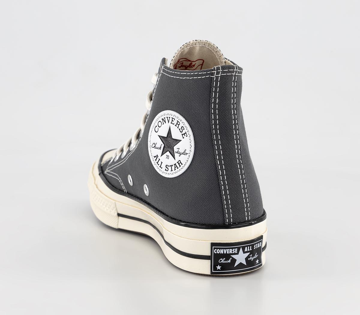 ConverseAll Star Chuck 70 Hi Trainers ConverseAll Star Chuck 70 Hi Trainers Iron Grey Egret Black