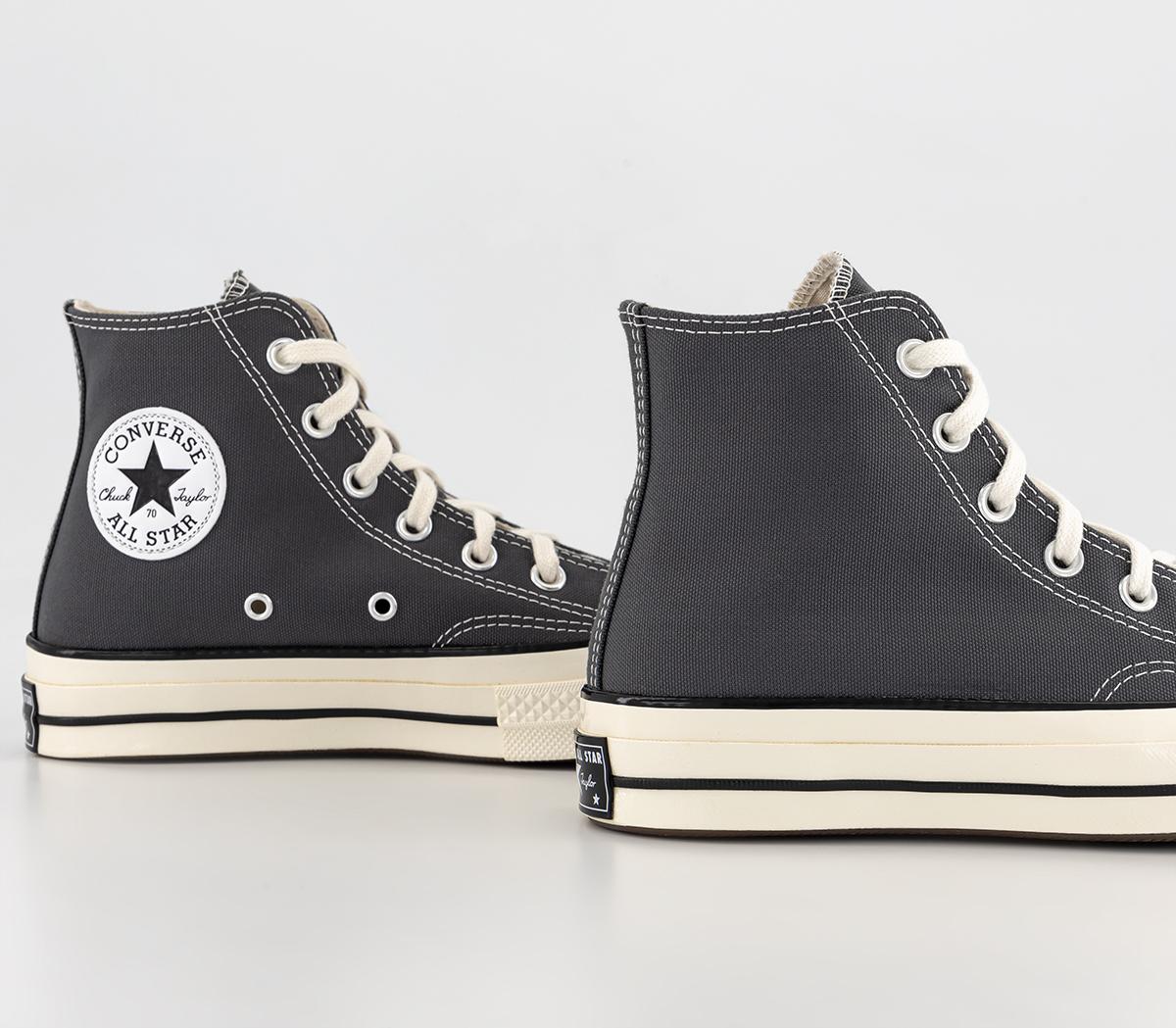 ConverseAll Star Chuck 70 Hi Trainers ConverseAll Star Chuck 70 Hi Trainers Iron Grey Egret Black
