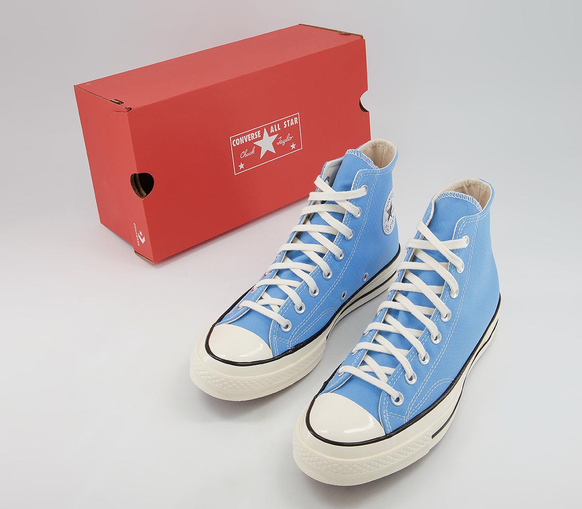 Converse All Star Hi 70s Trainers Converse All Star Hi 70s Trainers University Blue Egret Black