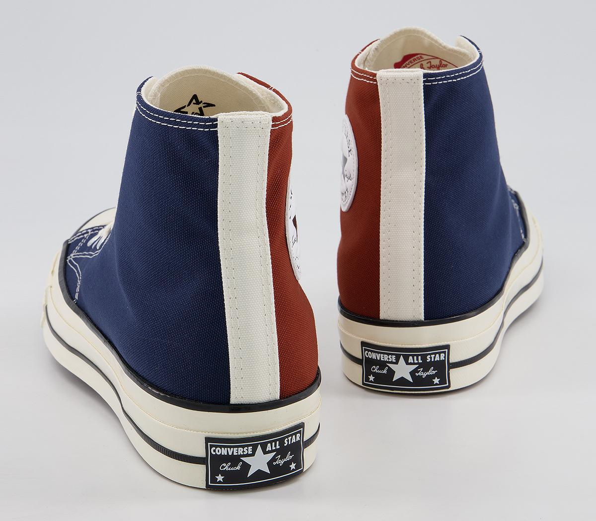 Converse All Star Hi 70s Trainers Converse All Star Hi 70s Trainers Cedar Bark Midnight Navy