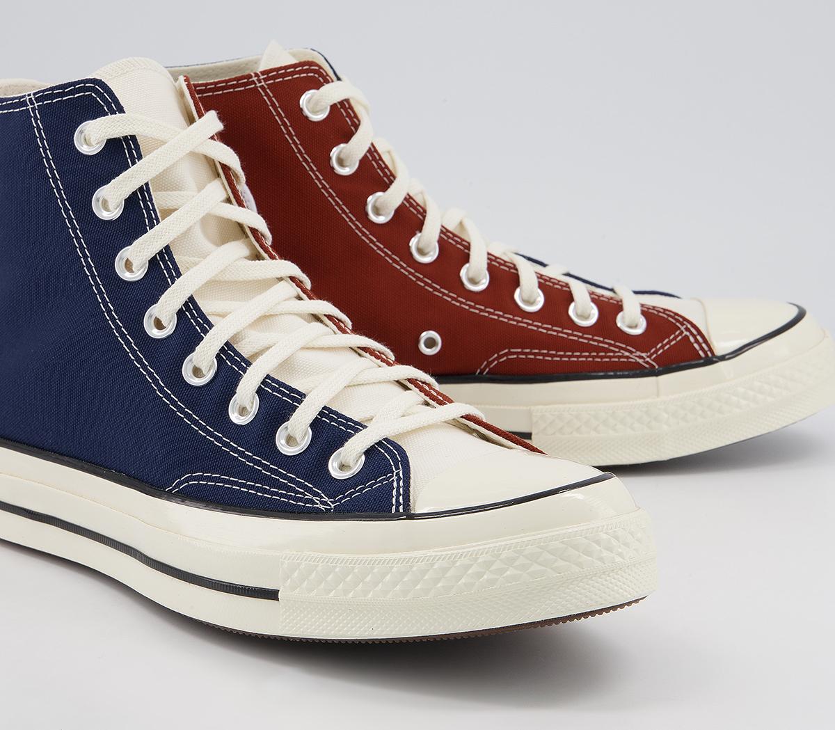 Converse All Star Hi 70s Trainers Converse All Star Hi 70s Trainers Cedar Bark Midnight Navy
