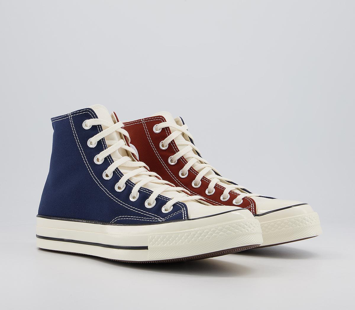 Converse All Star Hi 70s Trainers Converse All Star Hi 70s Trainers Cedar Bark Midnight Navy