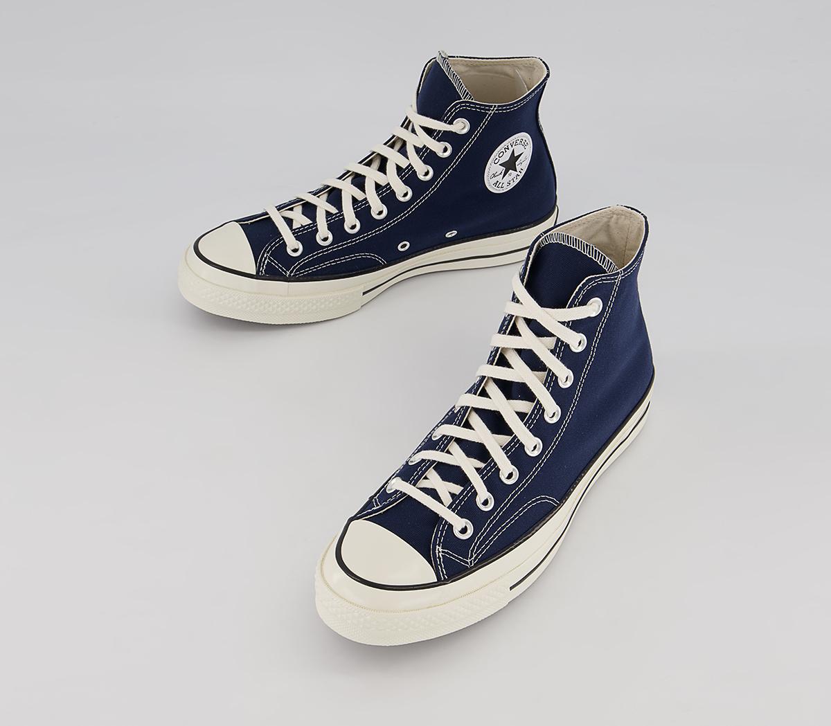 Converse All Star Hi 70s Trainers Midnight Navy Egret Black - Converse 70s